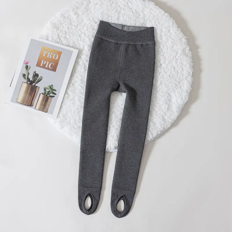 Girls Fleece Leggings Slimming Warm Pants - Image 13