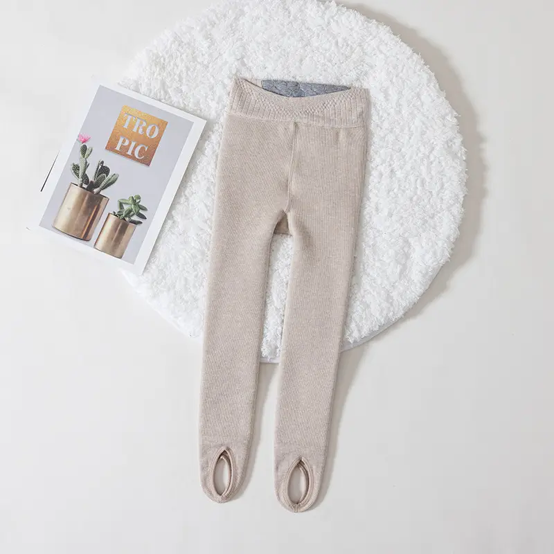 Girls Fleece Leggings Slimming Warm Pants - Image 15