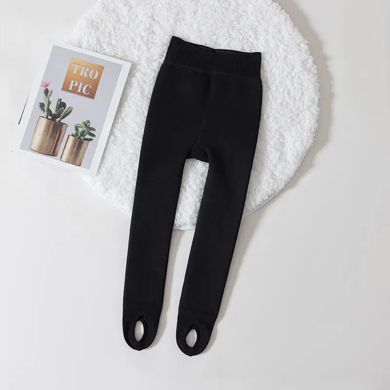 Girls Fleece Leggings Slimming Warm Pants - Image 16