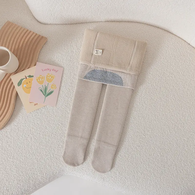 Girls Fleece Leggings Slimming Warm Pants - Image 4