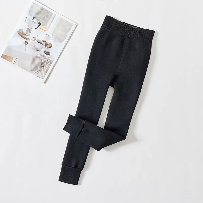Girls Fleece Leggings Slimming Warm Pants - Image 9