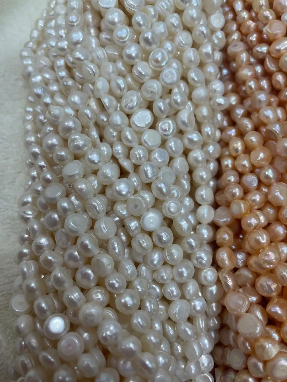 Natural Freshwater Pearl Beads Semi-Finished Light — feature 3