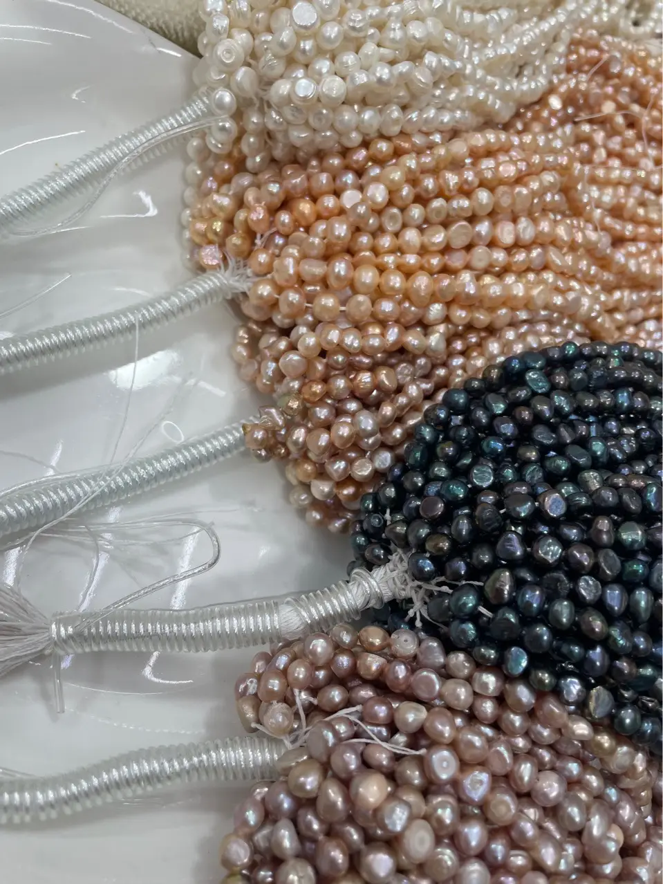 Natural Freshwater Pearl Beads Semi-Finished Light — feature 8