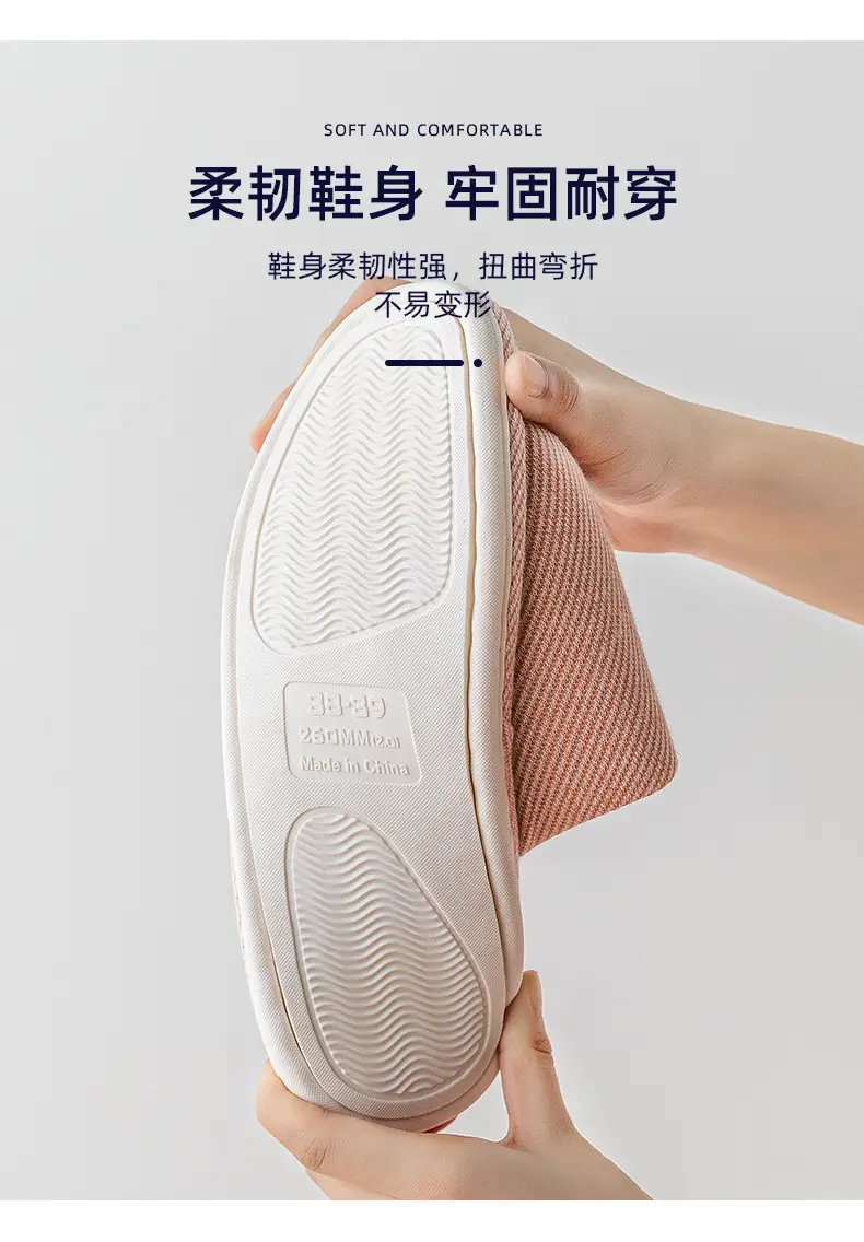 Xinwang winter new cotton slippers home wholesale women's winter warm indoor home couple plush cotton slippers men — feature 15