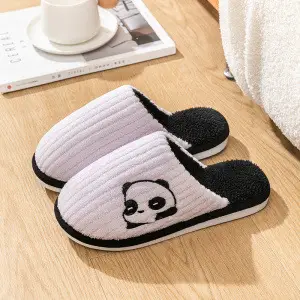 Xinwang winter new cotton slippers home wholesale women's winter warm indoor home couple plush cotton slippers men