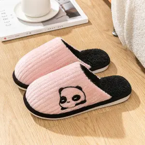 Xinwang winter new cotton slippers home wholesale women's winter warm indoor home couple plush cotton slippers men