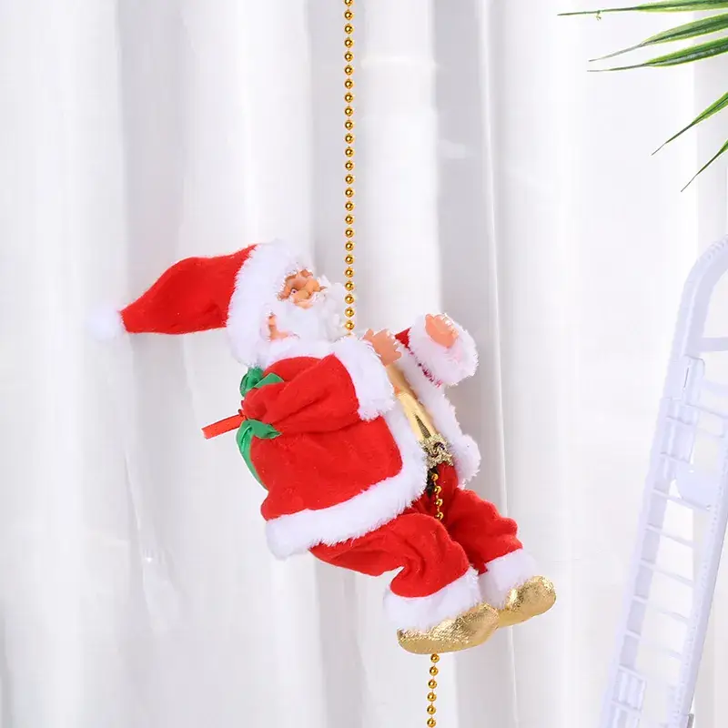 Santa Claus Electric Crawling Doll with Rope - Image 5