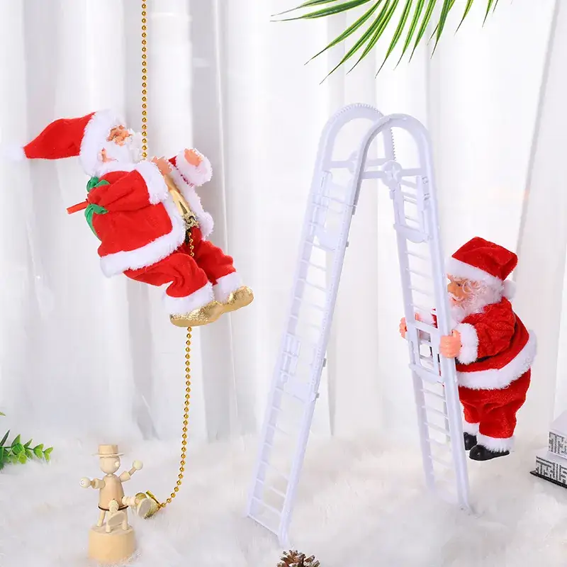 Santa Claus Electric Crawling Doll with Rope - Image 6