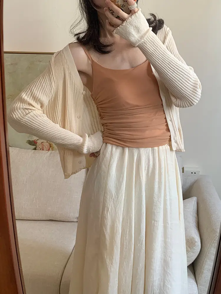 Gentle Knitted Cardigan Women's Sun Protection Top — feature 3