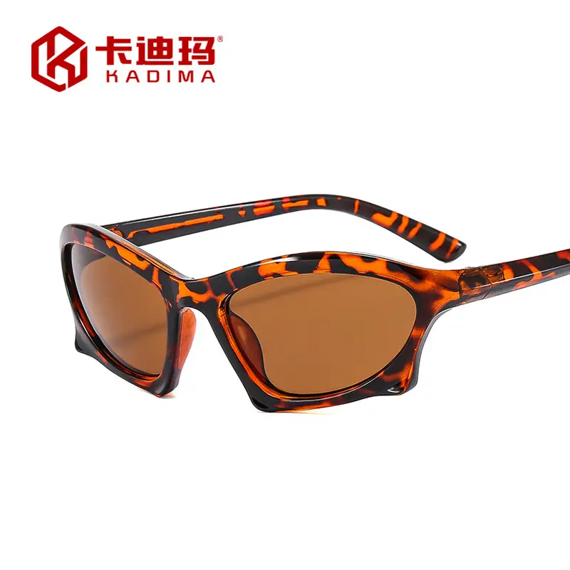 European American 2022 Y2K Futuristic Sunglasses Hot Girls Riding High