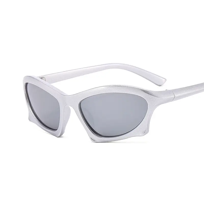 European American 2022 Y2K Futuristic Sunglasses Hot Girls Riding High