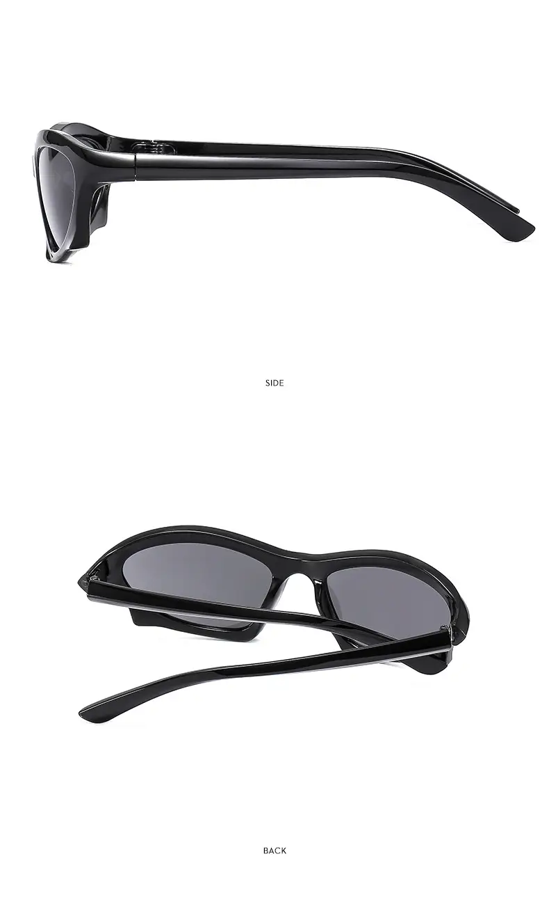 European American 2022 Y2K Futuristic Sunglasses Hot Girls Riding High — feature 13