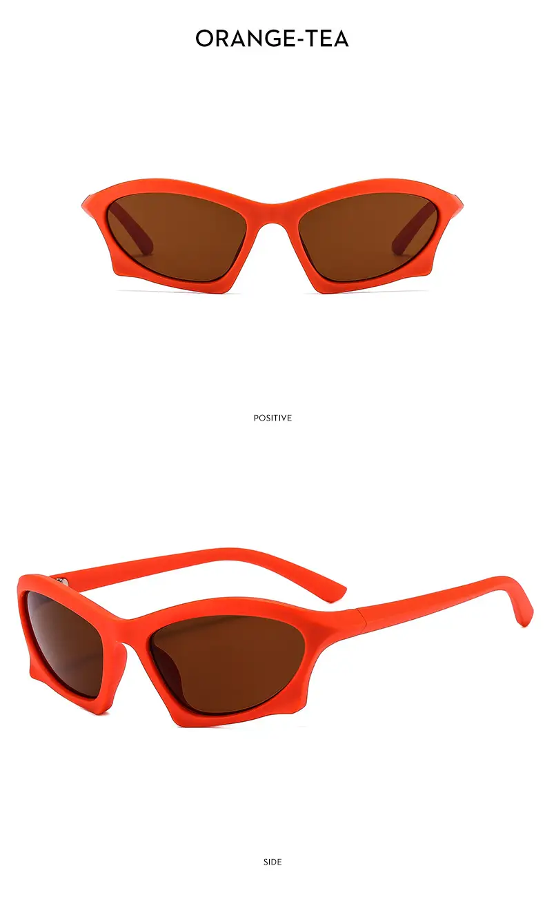 European American 2022 Y2K Futuristic Sunglasses Hot Girls Riding High — feature 15