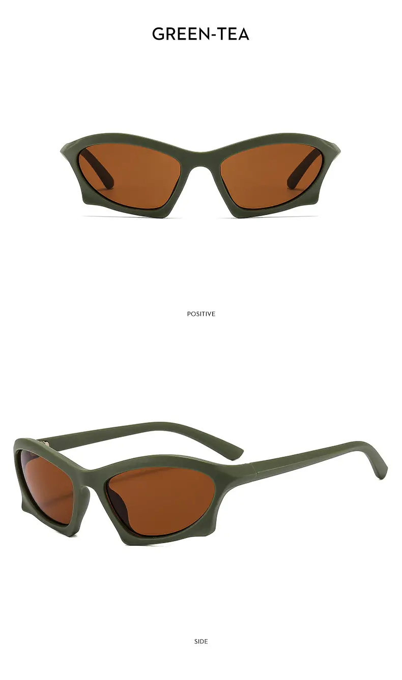 European American 2022 Y2K Futuristic Sunglasses Hot Girls Riding High — feature 16