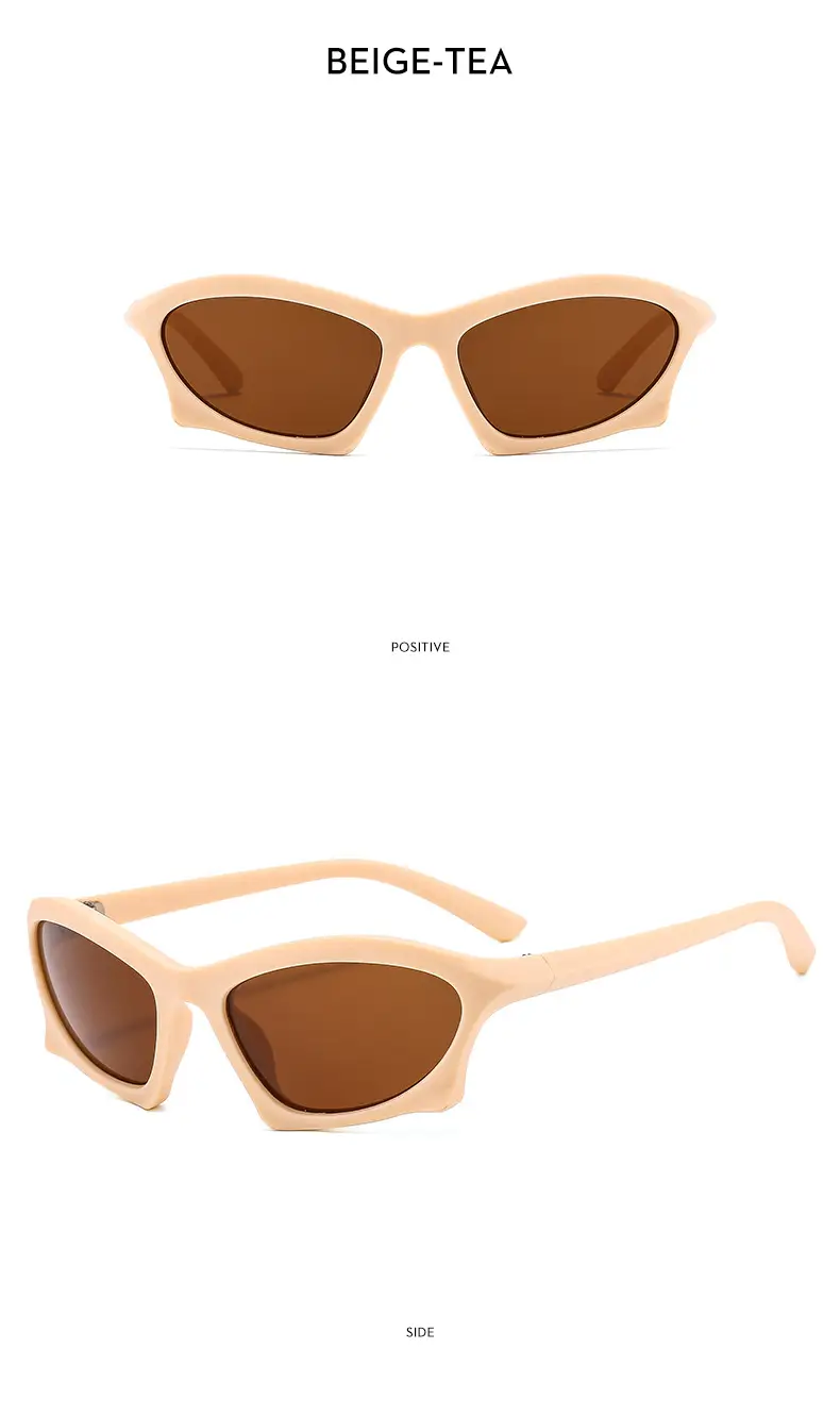 European American 2022 Y2K Futuristic Sunglasses Hot Girls Riding High — feature 17