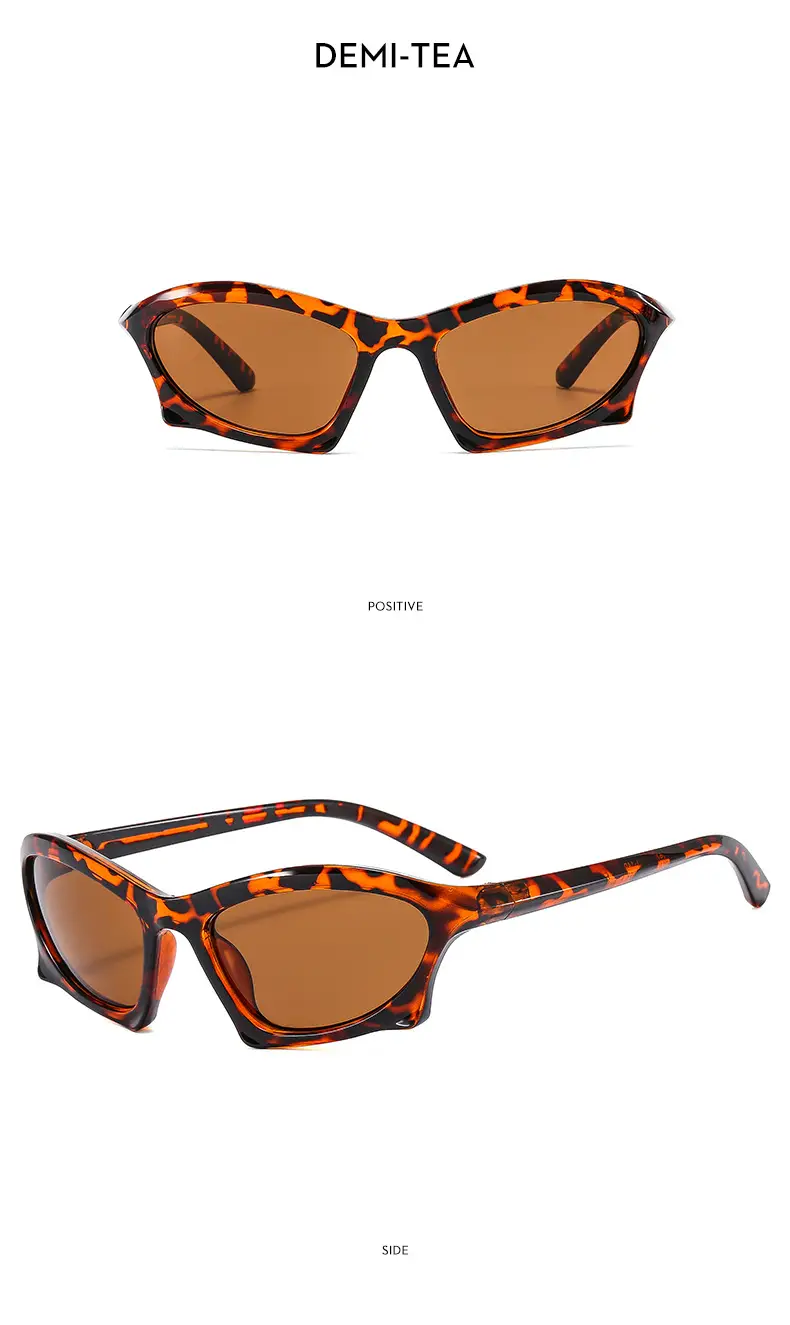 European American 2022 Y2K Futuristic Sunglasses Hot Girls Riding High — feature 18