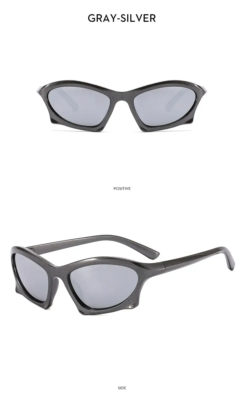 European American 2022 Y2K Futuristic Sunglasses Hot Girls Riding High — feature 19
