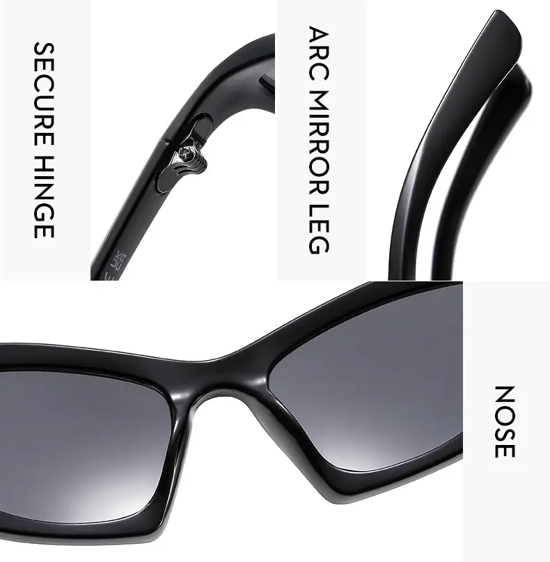 European American 2022 Y2K Futuristic Sunglasses Hot Girls Riding High — feature 22