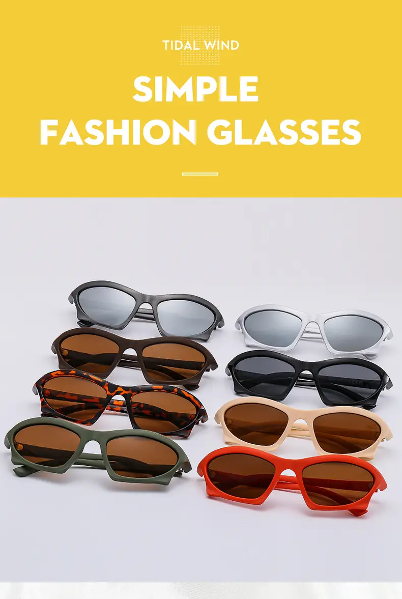 European American 2022 Y2K Futuristic Sunglasses Hot Girls Riding High — feature 6