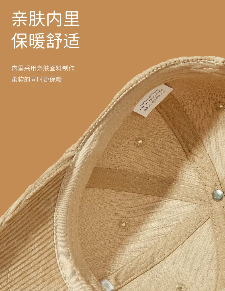 Korean Style Embroidered Baseball Caps for Men Women — feature 15