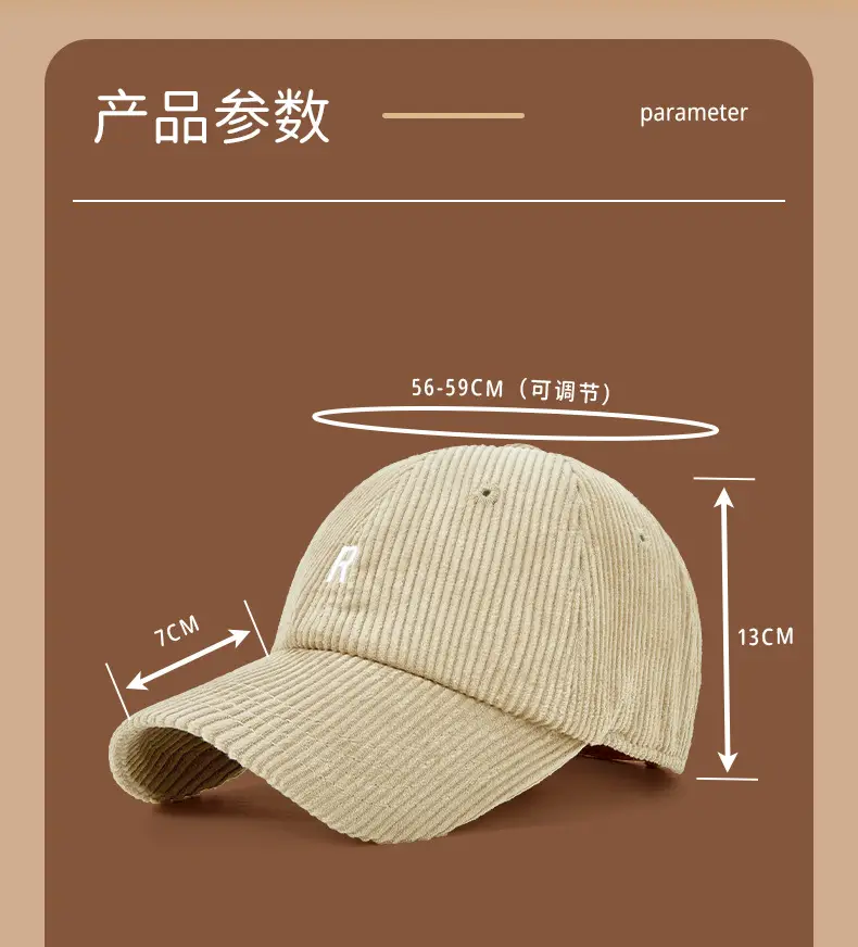 Korean Style Embroidered Baseball Caps for Men Women — feature 22