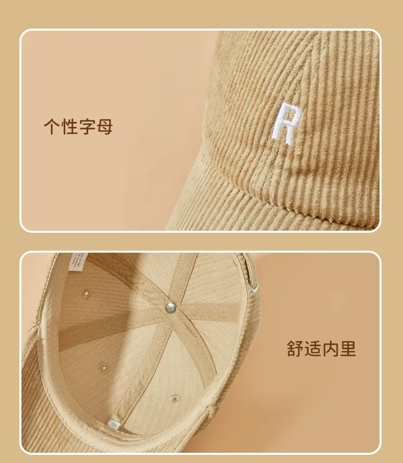 Korean Style Embroidered Baseball Caps for Men Women — feature 27