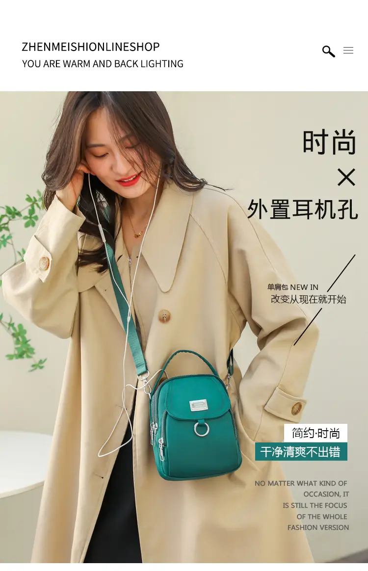 Women's Blue Shoulder Crossbody Bag 2025 — feature 16