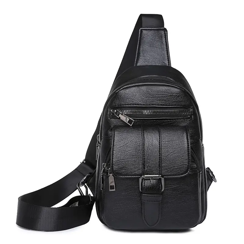 New Women's PU Leather Shoulder Bag Brown Retro Style - Image 2