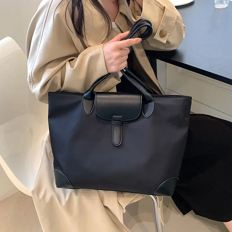 Waterproof Satchel Bag for Women Black 2025 - Image 6