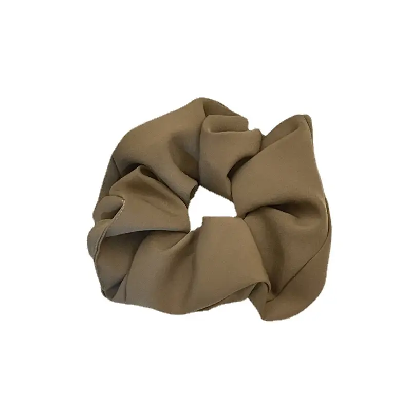 Korean Style Pure Color Large Intestine Hair Ring - Image 8