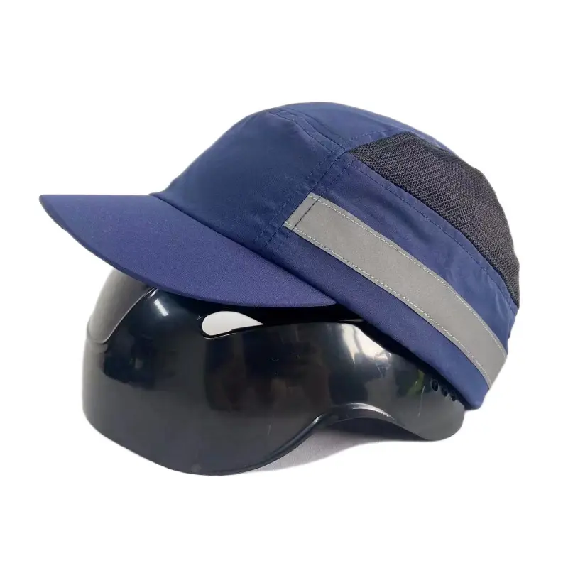 Blue Lightweight Safety Helmet with Anti-Fall Duckbill Cap - Image 37
