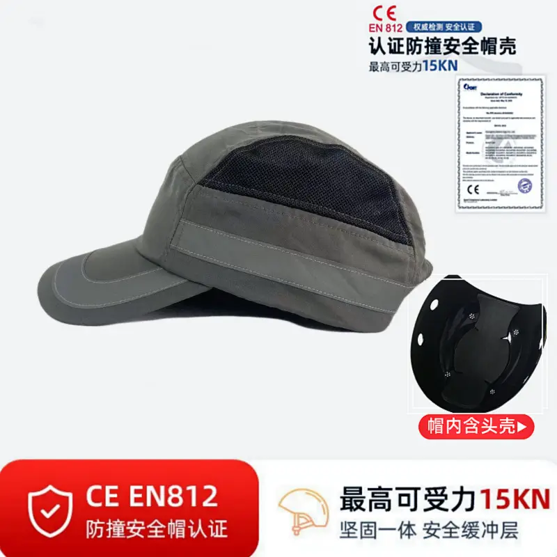 Blue Lightweight Safety Helmet with Anti-Fall Duckbill Cap - Image 23
