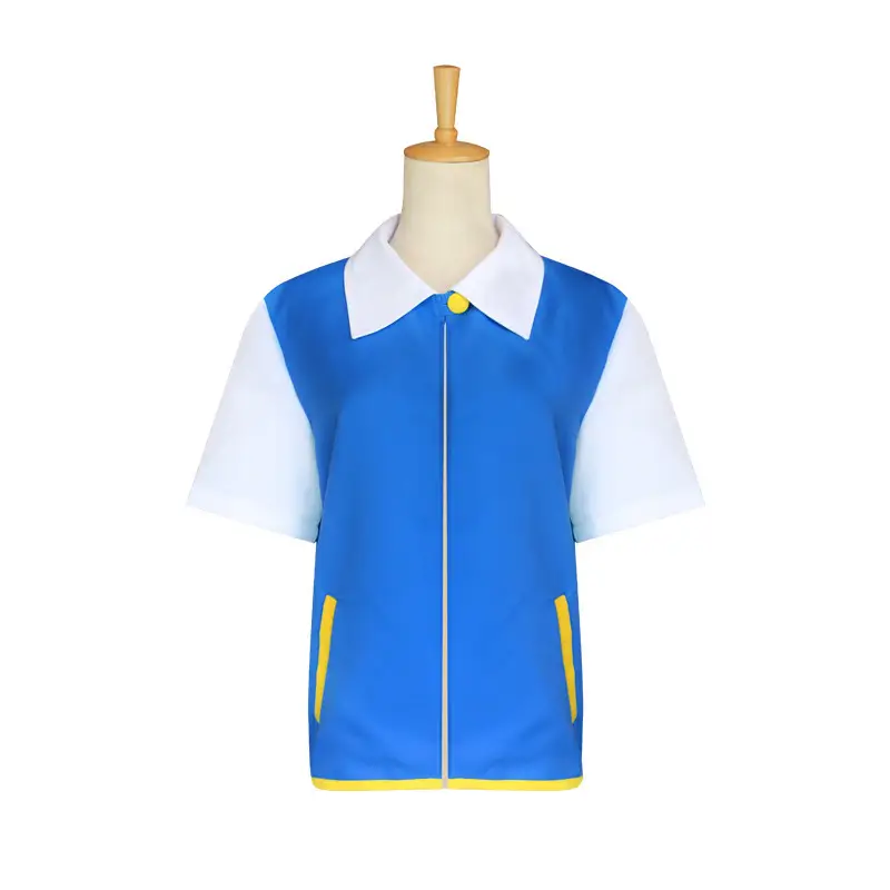 Pokemon Xiaozhi Blue Vest Jacket with Gloves - Image 8