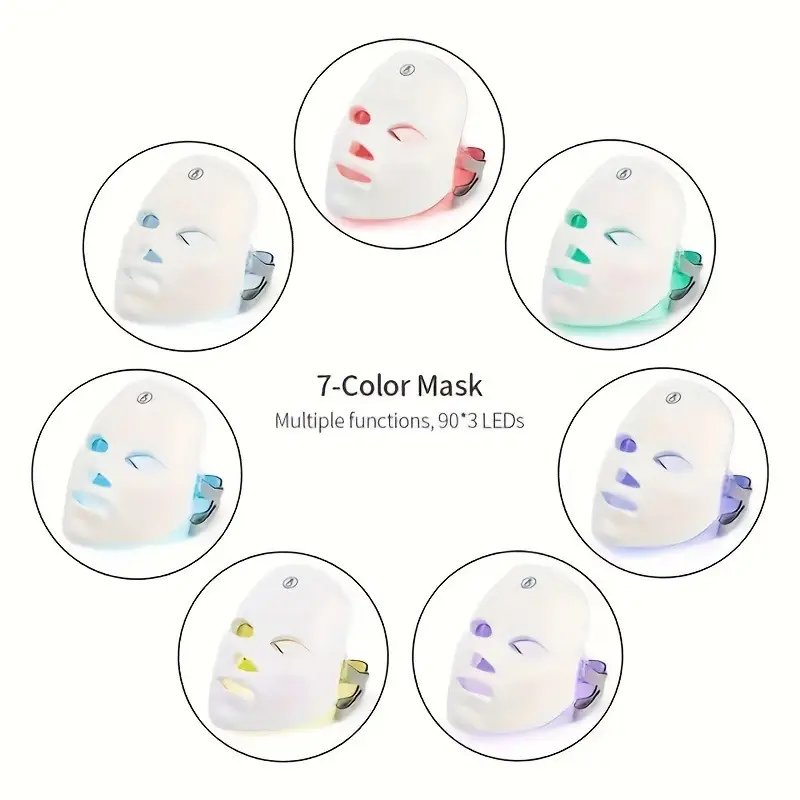LED Silicone Skin Rejuvenation Mask for Anti-Wrinkle & Acne Care - Image 5