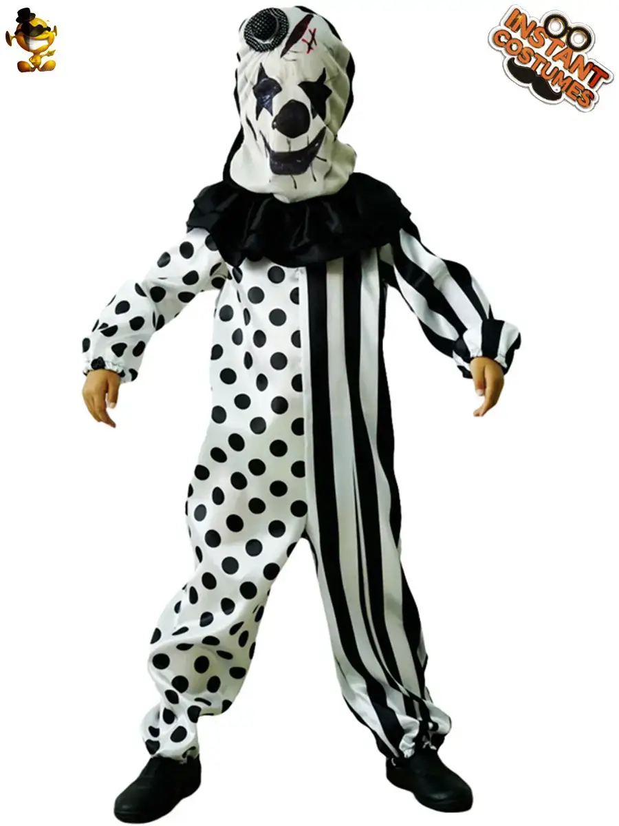Halloween Movie Game Devil Clown Costume Kids - Image 4