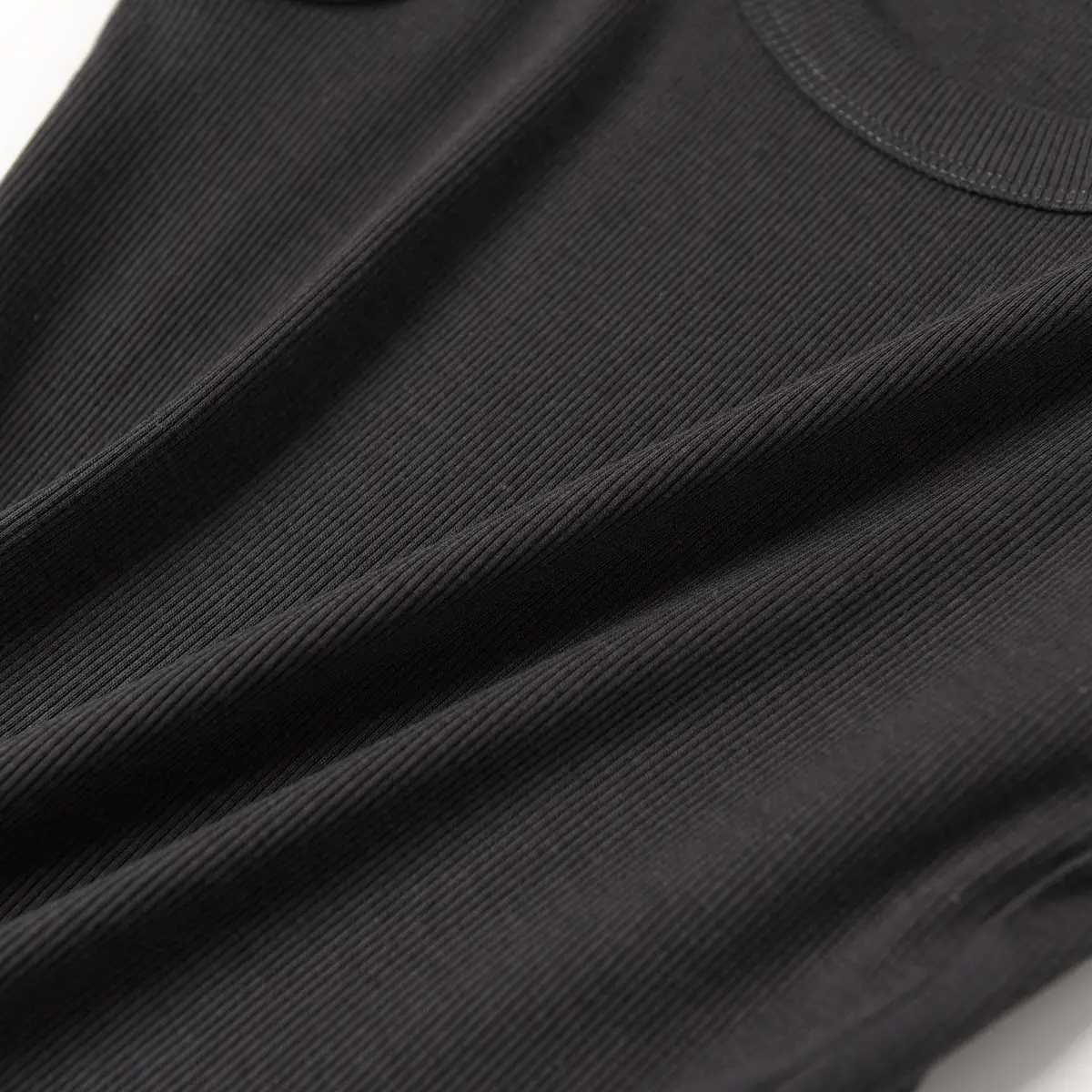 Women Cotton Vest Grey White Round Neck Summer Clothing — feature 11