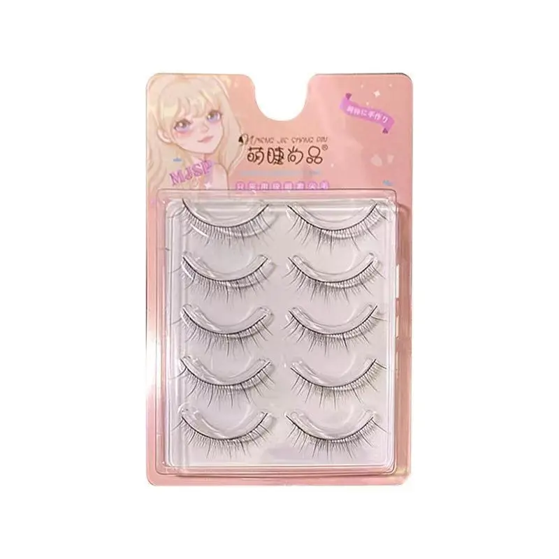 Premium Nano Eyelashes for Natural Messy Look