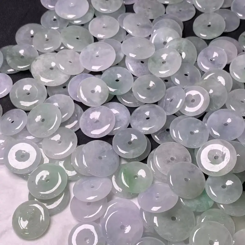 Ice Glutinous Jade Buckle Pendants for Women - Image 3