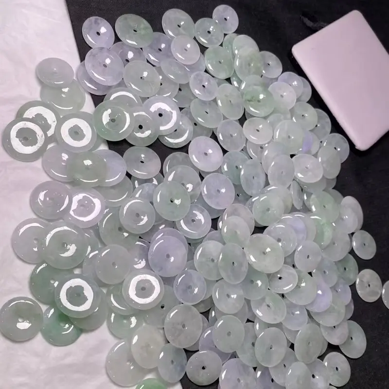 Ice Glutinous Jade Buckle Pendants for Women - Image 4