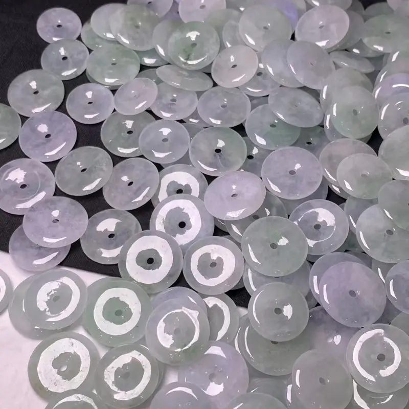 Ice Glutinous Jade Buckle Pendants for Women - Image 5