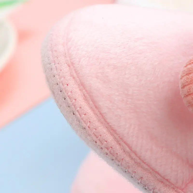 Cute Pink Flower Baby Slippers Winter 0-12M — feature 13