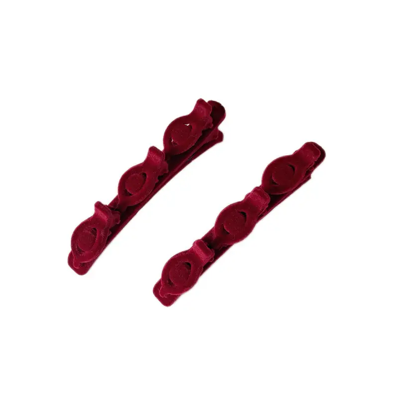 Flocked Braided Hairpin Female Bangs Side Texture Hairpin Duckbill Clip Forehead - Image 10