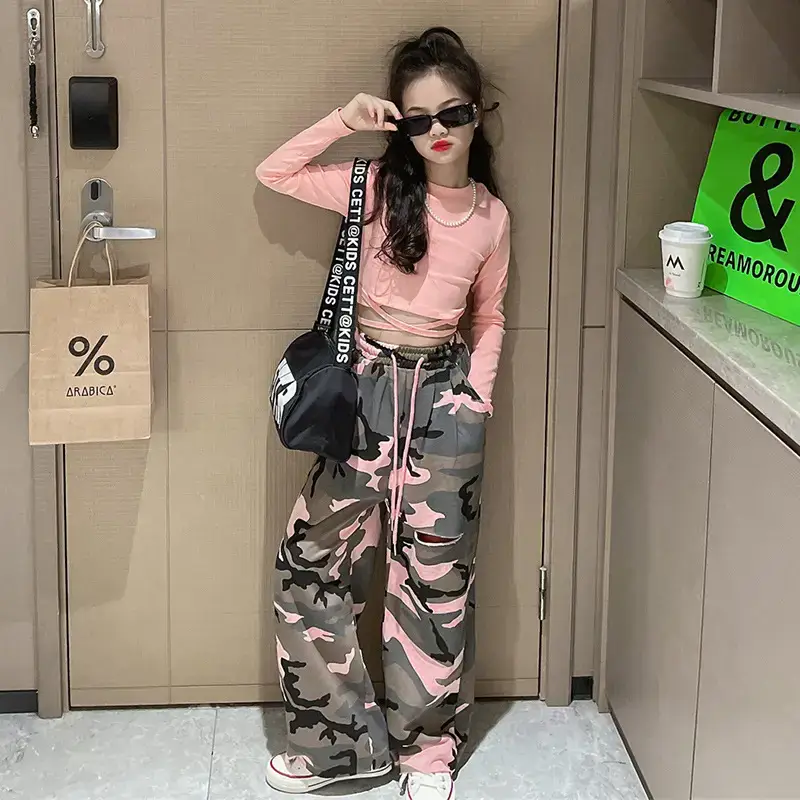 Girls Camo Military Jazz Suit 2022 - Image 5