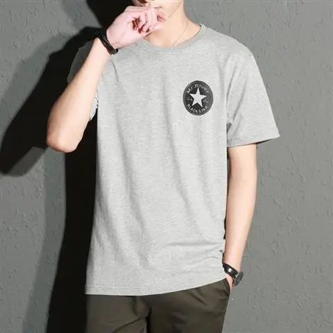 Men Black Balancedoves Loose Sleeve T-Shirt - Image 18