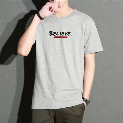 Men Black Balancedoves Loose Sleeve T-Shirt - Image 24