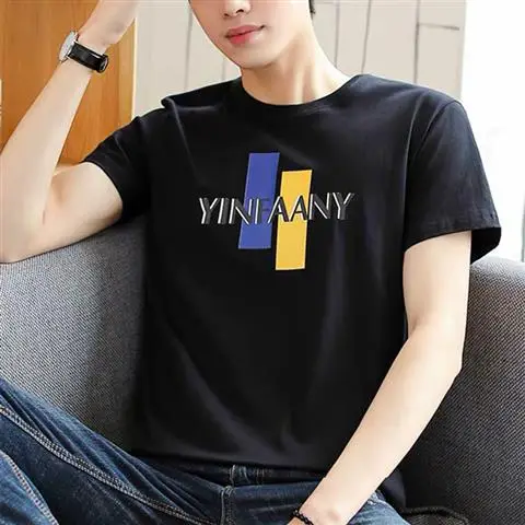Men Black Balancedoves Loose Sleeve T-Shirt - Image 30