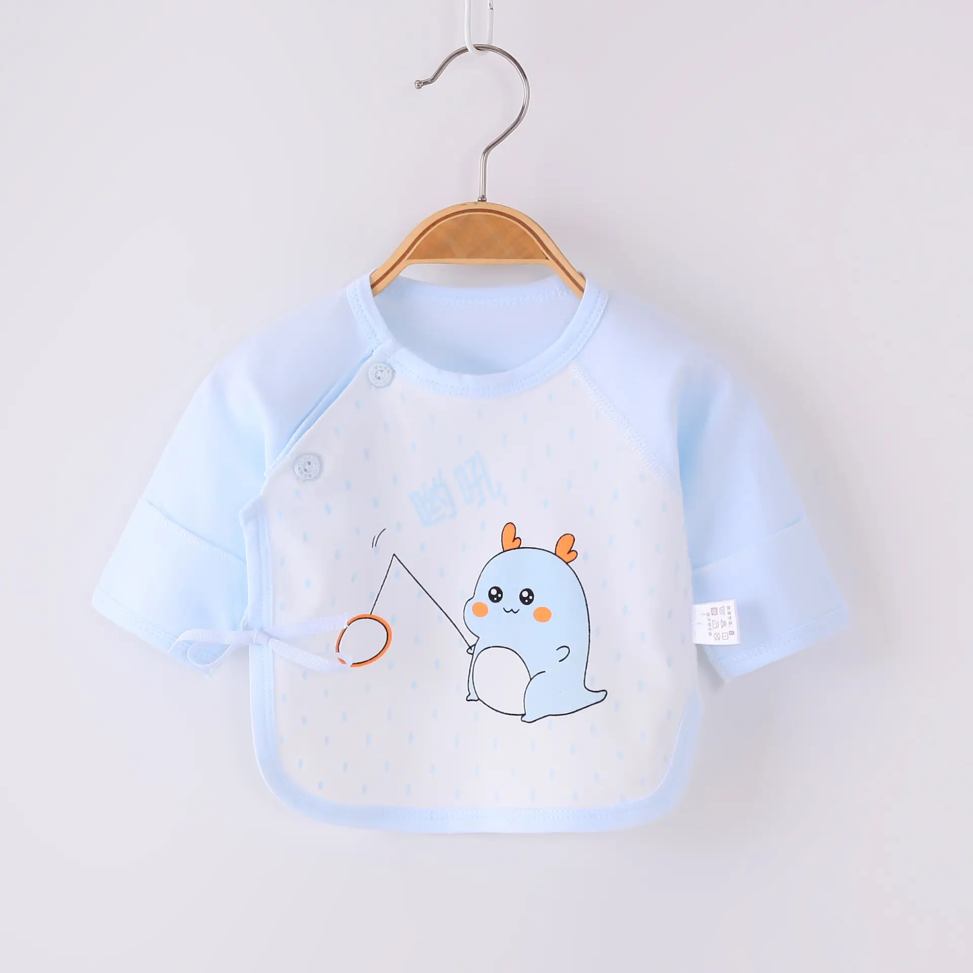 Baby Monk T-Shirt Cream Yellow Short Sleeve - Image 10