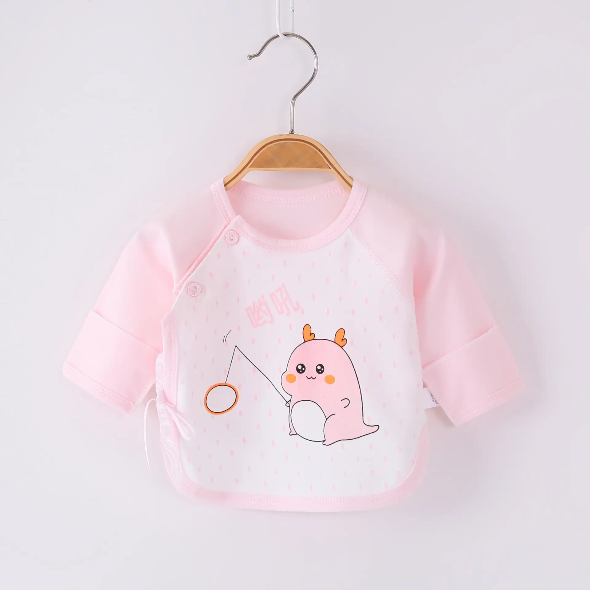 Baby Monk T-Shirt Cream Yellow Short Sleeve - Image 11