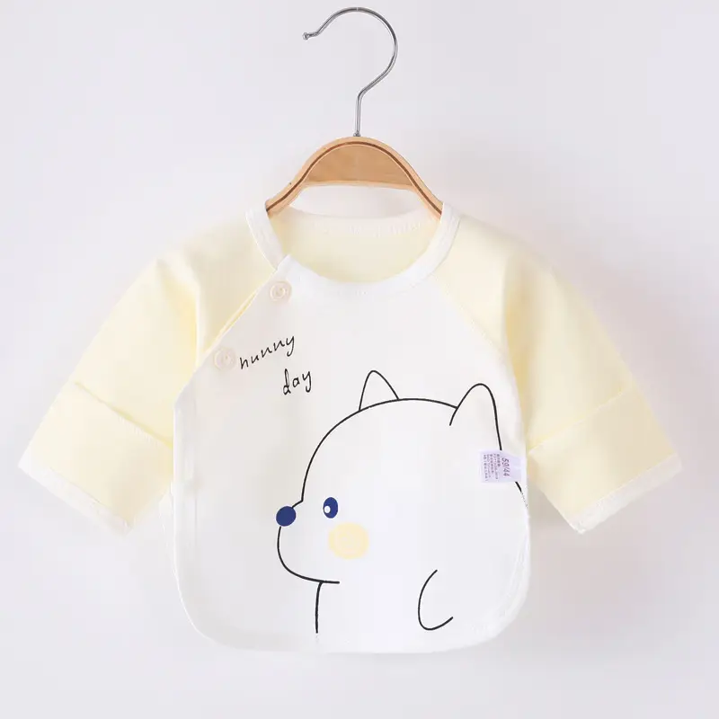 Baby Monk T-Shirt Cream Yellow Short Sleeve - Image 3