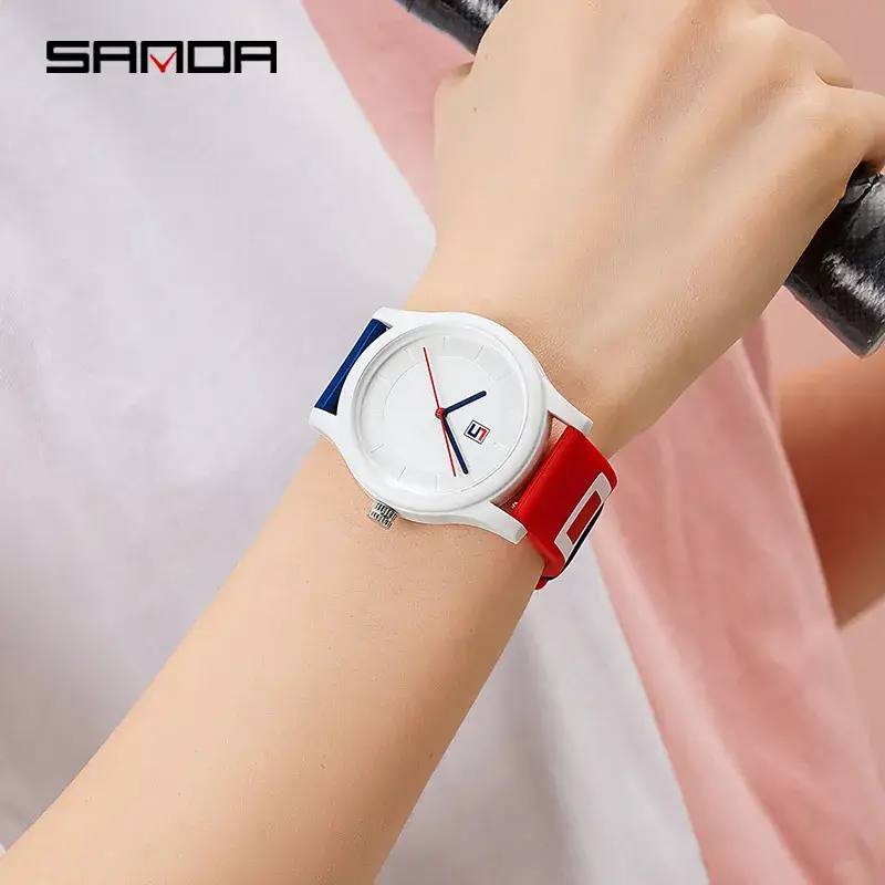Waterproof Silicone Strap Watch for Men Women Sporty Student - Image 7